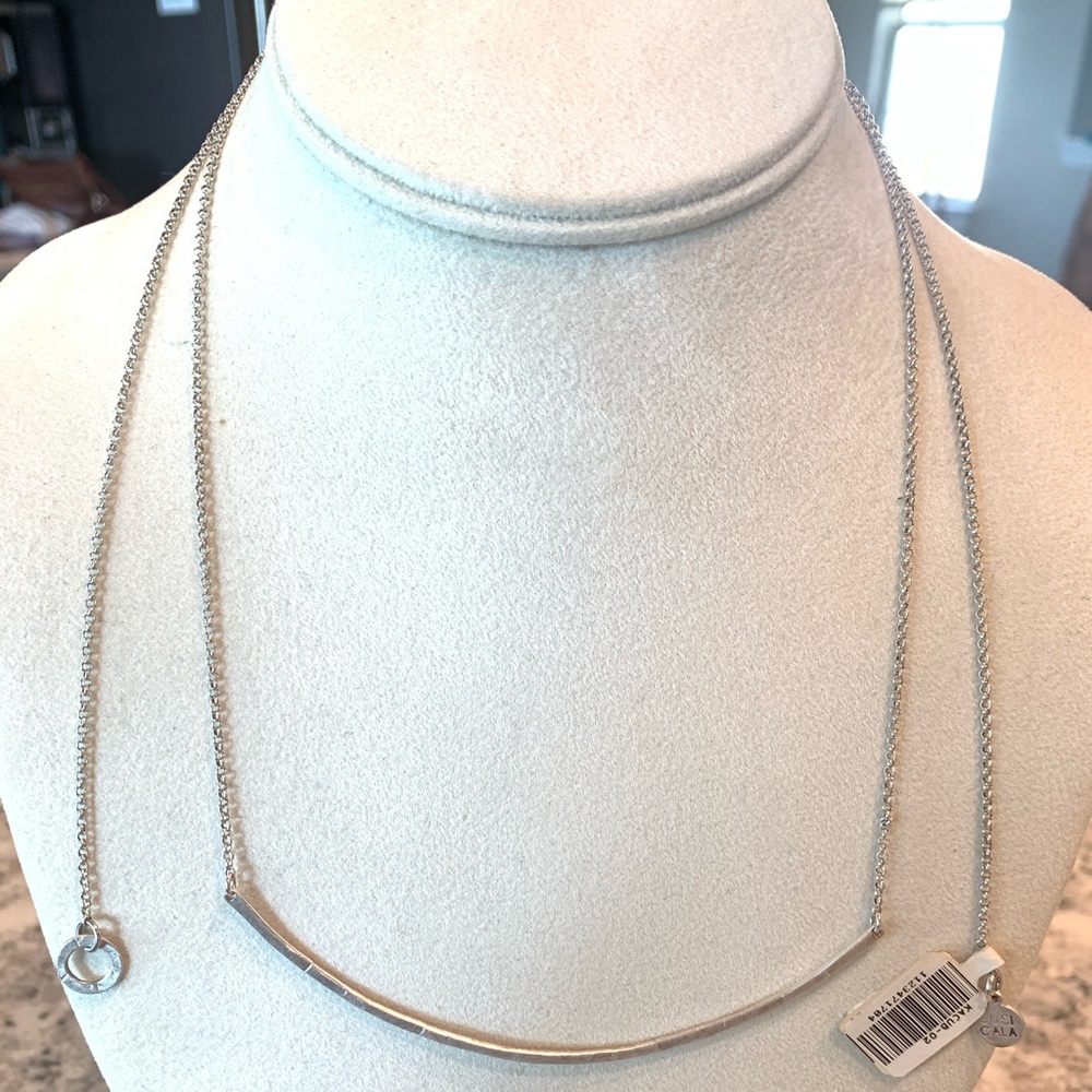 Kam U Back Silver Necklace